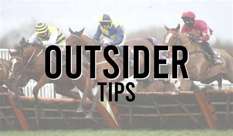 Today's Outsider Tips .